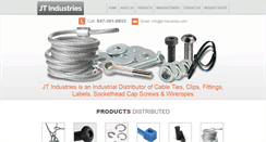 Desktop Screenshot of jt-industries.com